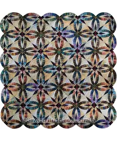 Bali Wedding Star Quilt Pattern by Judy Niemeyer