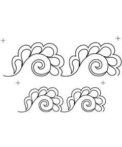 Feather Swirled Border #30612