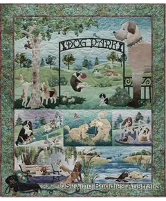 Paw Wars Pattern 4 of Dog Park by McKenna Ryan