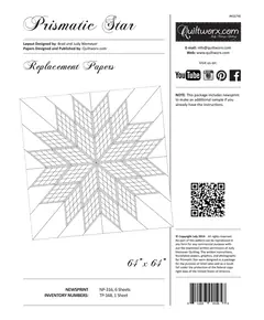 Prismatic Star Extra Foundation Papers by Judy Niemeyer