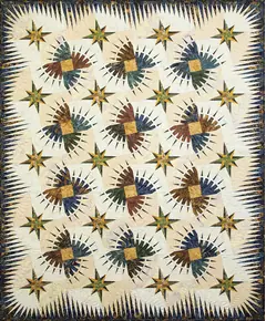 Rocky Mountain Bear Claw Quilt by Judy Niemeyer