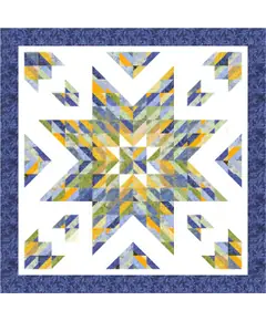 Almost Alone Star Pattern by Cozy Quilt Designs - See Video