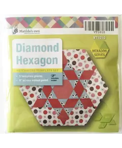 Diamond Hexagon Patchwork Template - Meredithe Clark
