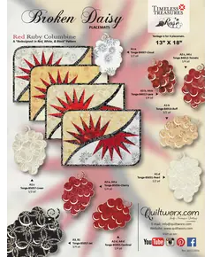 Broken Daisy Placemats Pattern Judy Niemeyer