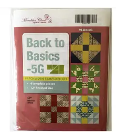 Back To Basics 5G Patchwork Template Set - Meredithe Clark