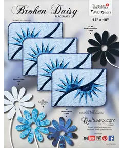 Broken Daisy Placemats Replacement Papers Judy Niemeyer