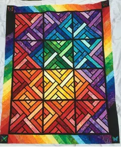 Fractured Paint Box Quilt Pattern by Judy Niemeyer