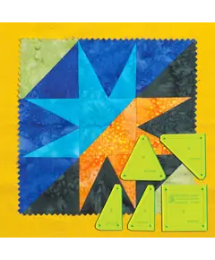 9 Patch Star 6 Inch Patchwork Template - Matilda's Own