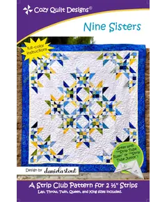 Nine Sisters Pattern by Cozy Quilt Designs SEE VIDEO