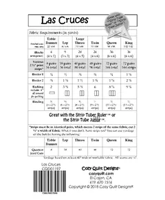 Las Cruces Pattern by Cozy Quilt Designs SEE VIDEO