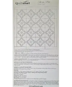 Bear Paw - Classic Pack by Quiltsmart - Printed Interfacing Pattern - SEE VIDEO