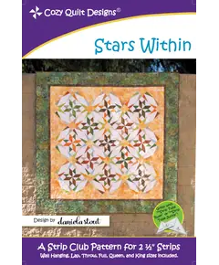 Stars Within Pattern by Cozy Quilt Designs - See Video