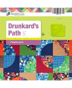 Drunkards Path 5 inch Patchwork Template Set