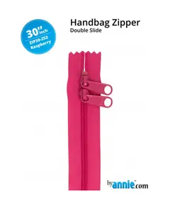 By Annie 30 Inch Handbag Zipper Raspberry - See Video