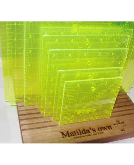Wooden Ruler Stand 3mm thick slots by Matilda's Own