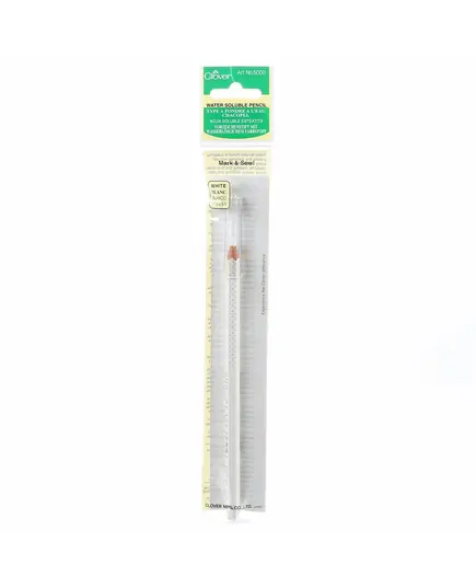Water Soluble Pencil WHITE by Clover