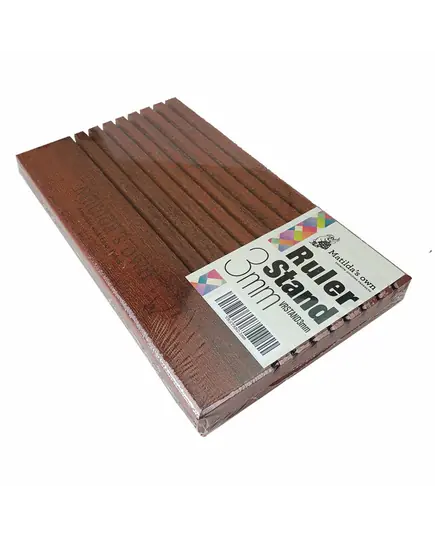 Wooden Ruler Stand 3mm thick slots by Matilda's Own