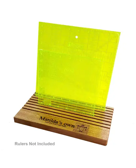 Wooden Ruler Stand 3mm thick slots by Matilda's Own
