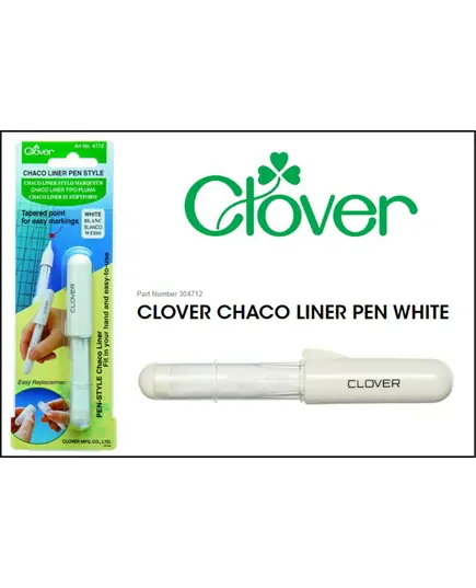 Chaco Liner Pen White by Clover SEE VIDEO