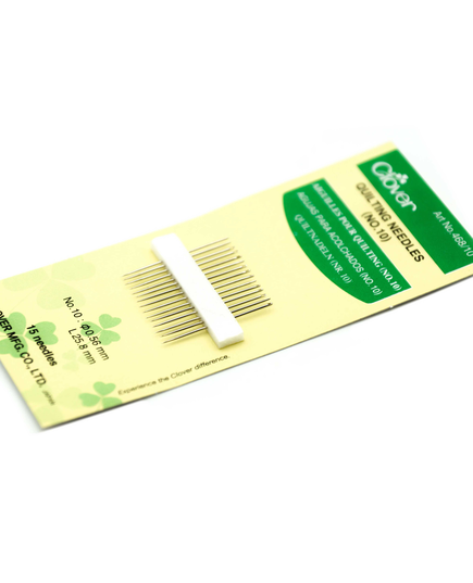 Clover Gold Eye Quilting Needles Size 10