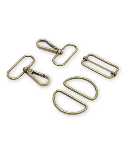 Basic 3 Antique 1 1/2 Inch (32mm) Hardware Kit by Sallie Tomato