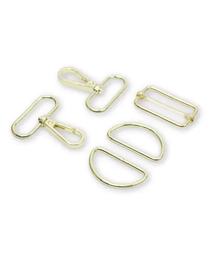 Basic 3 Gold 1-1/2 Inch (38mm) Hardware Kit by Sallie Tomato