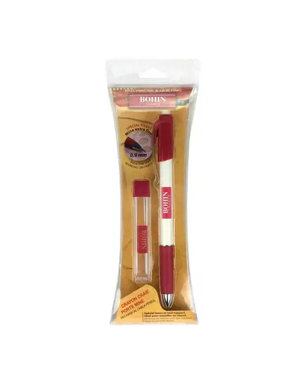 Bohin Extra Fine 0.9mm Mechanical Chalk Pencil White