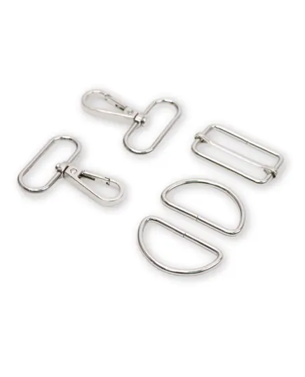 Basic 3 Nickel 1-1/2 Inch (38mm) Hardware Kit by Sallie Tomato