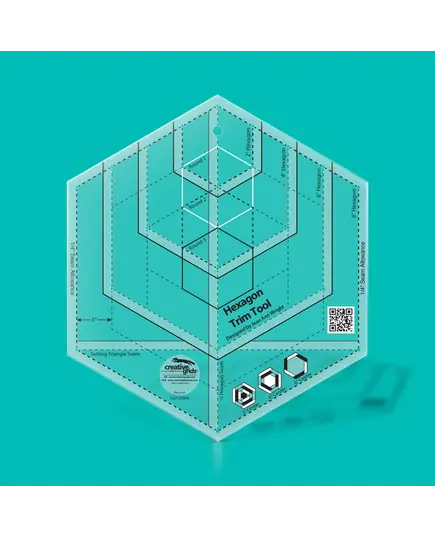 Hexagon Trim Tool - Creative Grids - Non Slip SEE VIDEO