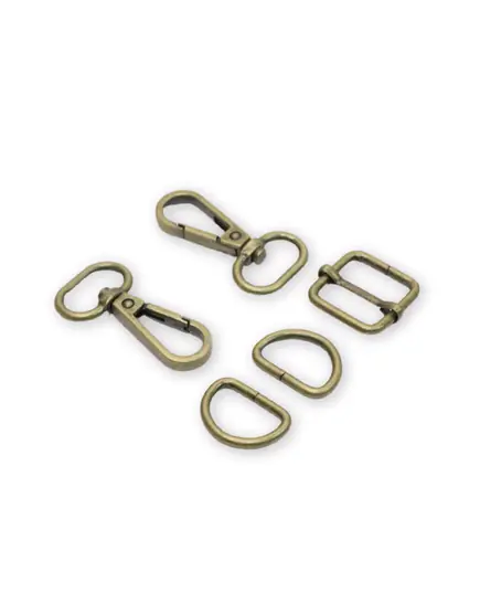 Basic 3 Antique 3/4 Inch (19mm) Hardware Kit by Sallie Tomato