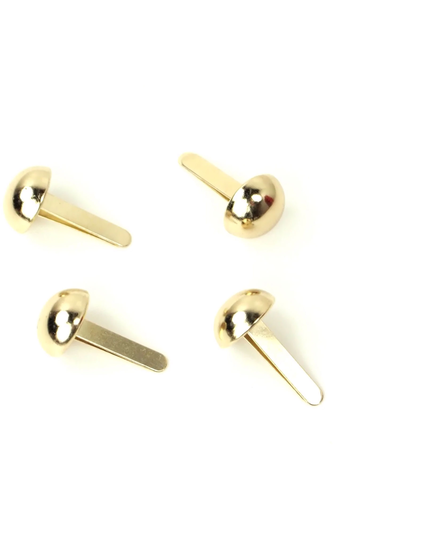 Dome Bag Feet Gold 1/2 Inch (12mm) x 4 by Sallie Tomato