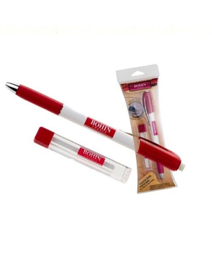 Bohin Extra Fine 0.9mm Mechanical Chalk Pencil White REFILLS