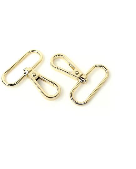 Swivel Hook 1 1/2 Inch 38mm Gold x 2 by Sallie Tomato