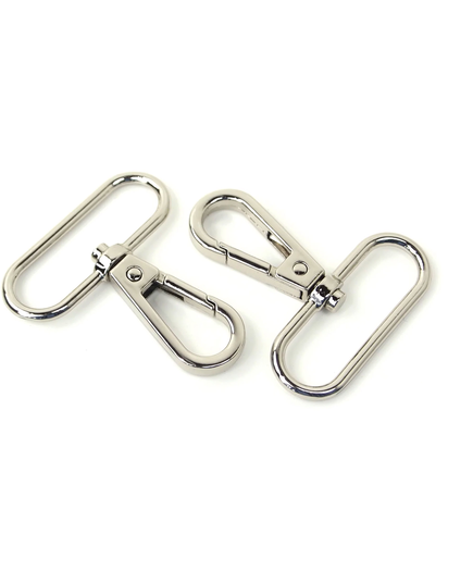 Swivel Hook 1 1/2 Inch 38mm Nickel x 2 by Sallie Tomato