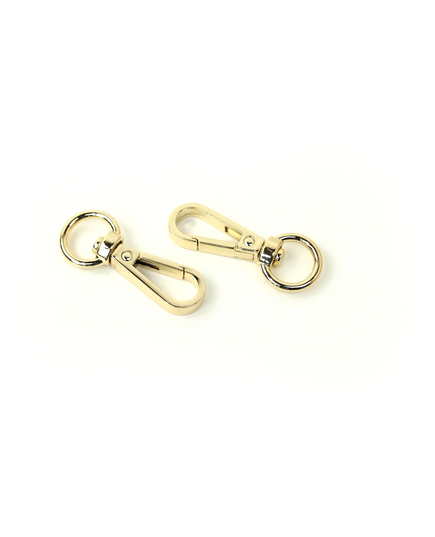 Swivel Hook 1/2 Inch 12mm Gold x 2 by Sallie Tomato