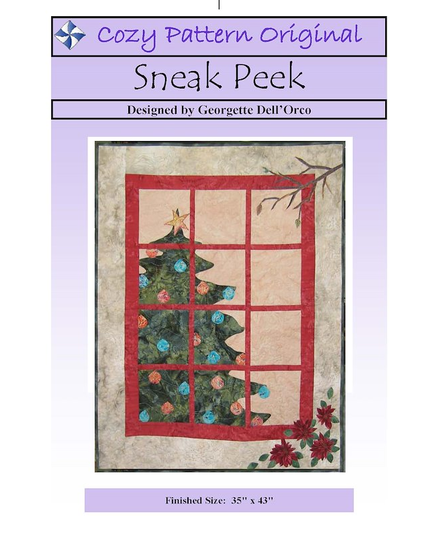 Sneak Peek Pattern by Cozy Quilt Designs