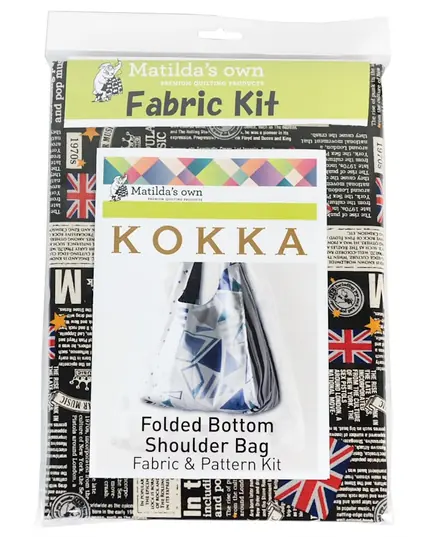 KOKKA Folded Bottom Shoulder Bag Pattern & Fabric Kit