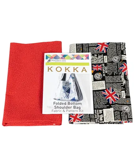 KOKKA Folded Bottom Shoulder Bag Pattern & Fabric Kit