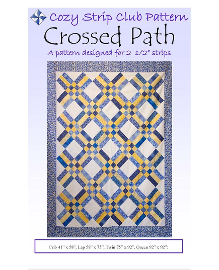 Crossed Path Pattern by Cozy Quilt Designs