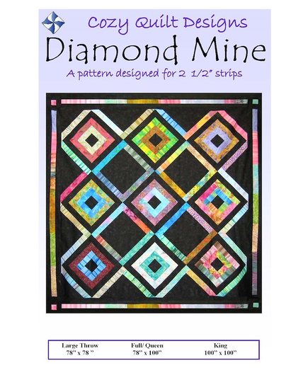 Diamond Mine Quilt Pattern by Cozy Quilt Designs