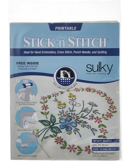 Stick n Stitch Wash Away by Sulky - Image of the Packaging