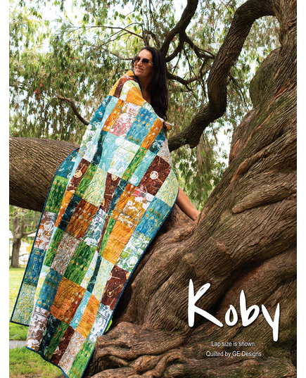 Stripology Quickies Book by GE Designs Gudrun Erla - Koby Quilt Completed