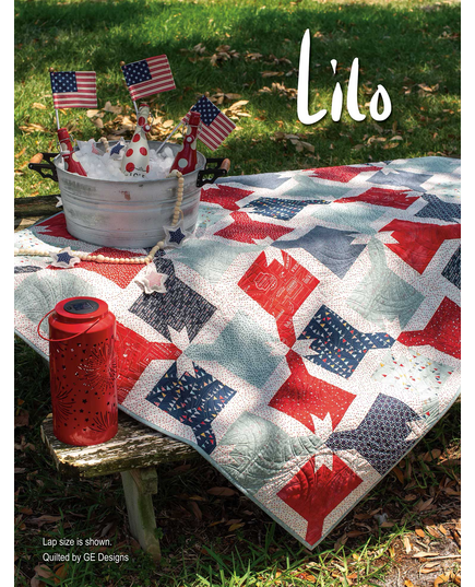 Stripology Quickies Book by GE Designs Gudrun Erla - Lilo Quilt Completed