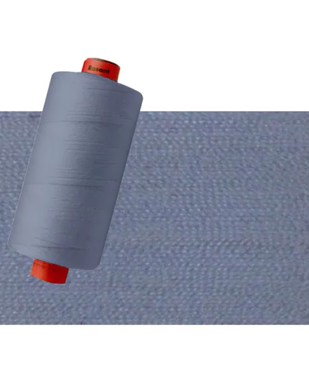 Light Antique Blue #0392 Rasant Thread 1000M - Image of Reel and Colour Swatch