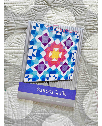 Aurora Quilt Pattern by Tied With A Ribbon - Image of actual Pattern