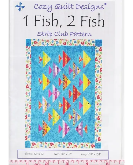 1 Fish 2 Fish Pattern by Cozy Quilt Designs