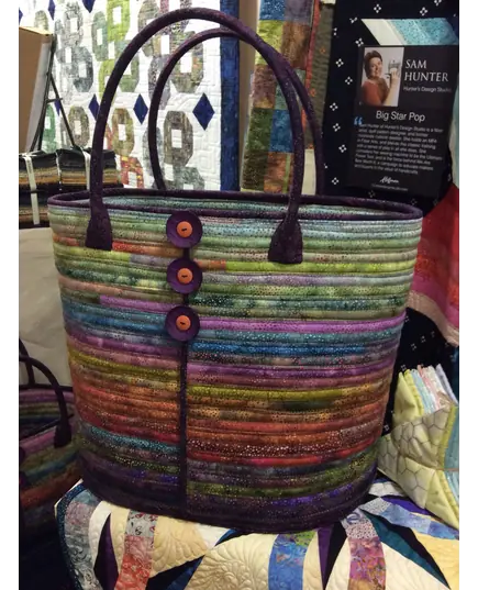 Camden bags by Aunties Two Patterns ~ Jelly Roll Friendly