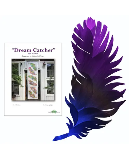 Dream Catcher Dream Big Black Light Panel Bed Runner Kit