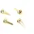 Dome Bag Feet Gold 1/2 Inch (12mm) x 4 by Sallie Tomato