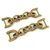 Chain Strap Connectors Antique 1/2 Inch 12mm Gold x 2 by Sallie Tomato